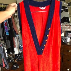 Sears Red Vintage Tank Top Sweater Vest